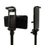 Imagem de Kit 2 Suporte Clipe Celular e Tablet Rosca 1/4 Para Tripé 2 em 1