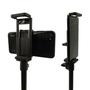Imagem de Kit 2 Suporte Clipe Celular e Tablet Rosca 1/4 Para Tripé 2 em 1