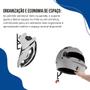 Imagem de Kit 2 Suporte De Parede Pendurar Capacete Mochila Jaqueta