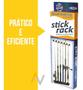 Imagem de Kit 2 Suporte Organizador Parede Rack 12 Varas Pesca Cardume