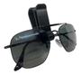 Imagem de Kit 2 Suporte Porta Óculos Veicular Suporte Quebra Sol Preto