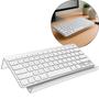 Imagem de Kit 2 Suporte Teclado Acrílico Informática Design Ergonômico Confortável Escritório Elevado