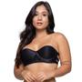 Imagem de Kit 2 Sutiã Frente Única Feminino sem alça Reforçado 3 Tiras Com Bojo Lingerie Moda Íntima