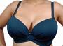 Imagem de Kit 2 sutiã plus size base cruzada reforçado up com bojo