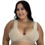 Imagem de Kit 2 Sutiã Plus Size com Alças Acolchoadas de Espuma - KIT 2 CLÉO PRETO E BEGE