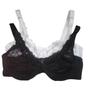 Imagem de Kit 2 Sutiã Soutien Plus Size Lycra e Renda Sem Bojo Com Aro