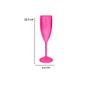 Imagem de Kit 2 Taças Vip Cristal Rosa Neon 180Ml Plástico Premium