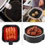 Imagem de Kit 2 Tapete Protetor Silicone Quadrado Fritadeira Air Fryer