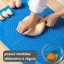 Imagem de Kit 2 Tapetes de Confeiteiro Silicone 50x40cm Combo Sortido