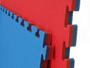 Imagem de Kit 2 Tatame Tapete EVA 1x1 20mm 100x100x2cm Azul e Vermelho