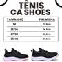 Imagem de Kit 2 Tênis Feminino Em Nylon Para Caminhar Academia Correr Confortável Macio Preto Vários Tamanhos Leve Casual CA Shoes