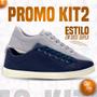 Imagem de Kit 2 Tenis Masculino Sapatenis Casual Macio Leve Conforto