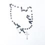 Imagem de Kit 2 terços religiosos Nossa Senhora Aparecida  madeira medalha crucifixo prata