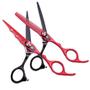 Imagem de Kit 2 Tesouras Cabeleireiro Corte E Desfiadeira Profissional