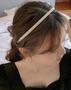 Imagem de Kit 2 tiara arquinho feminino de cabelo com pérolas