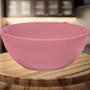 Imagem de Kit 2 Tigela Rosa Color Sobremesa Salada Bowl Pequena 600ml