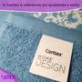 Imagem de Kit 2 Toalhas Banho Corttex Medalhão Jacquard Alta Absorção Algodão Toalha Pré-Lavada Pré-Encolhida