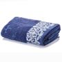 Imagem de Kit 2 Toalhas Banho Corttex Medalhão Jacquard Alta Absorção Algodão Toalha Pré-Lavada Pré-Encolhida