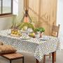 Imagem de Kit 2 toalhas de mesa teka basic retangular 8 lugares 140 x 250 cm