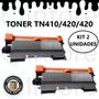 Imagem de Kit 2 Toner Compatível Para TN410 TN420 TN450 Hl2130 HL-2220 2230 2240 2242 2250 2270 2280  DCP-7060 MFC-7240