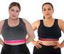 Imagem de Kit 2 Tops Plus Size Fitness Academia Nadador Bojo Treinar