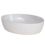 Imagem de Kit 2 Travessa Oval Com Friso LE CHEF 28x19,5x6 Cm Branca