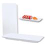 Imagem de Kit 2 Travessas 30x15 Cm + 2 Pratos com Divisoria + 2 Pratos 27x12 Cm Bestfer