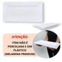 Imagem de Kit 2 Travessas 44,5 Cm Retangulares para Buffet + 4 Travessas de 35 Cm Fundas em Melamina Profissional  Bestfer 