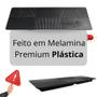 Imagem de Kit 2 Travessas Retangulares Retas 33cm Pretas em Melamina Kanpai para Sushi Restaurante Japones Oriental Bestfer