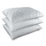 Imagem de Kit 2 Travesseiro Branco Matelada Matelado Qualidade Premium AntiAlergico Fibra Silicone Lavável