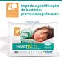 Imagem de Kit 2 Travesseiro Infantil 2 3 4 5 6 Anos Para Criança Antialergico Menina Kids Menino Ions De Prata Antimicrobiana - 180 Fios