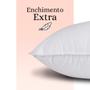 Imagem de Kit 2 Travesseiro King Premium de Fibra conforto extra tipo Pluma de Ganso Ecológica 50x90 BF Colchões