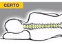 Imagem de Kit 2 Travesseiro Ortopédico Pescoço E Coluna + Capa Cód. 121