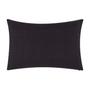 Imagem de Kit 2 Travesseiro Preto Escuro Alto Original Capa em algodão Não afunda Macio Confortável 17cm