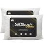 Imagem de Kit 2 Travesseiro Soft Touch Ouro Antialérgico Lavável Fibra Inteligente