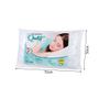 Imagem de Kit 2 Travesseiros 50x70cm Quality Fibra Super Soft Siliconada e Poliéster Antialérgico Branco - Cel