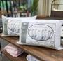 Imagem de Kit 2 Travesseiros Eco Pluma Branco Macio Luxo 70cm x 50cm
