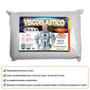 Imagem de Kit 2 Travesseiros Espuma Nasa Viscoelástico Marcbrayn - Extra Alto 18cm - Com Capa C/ Zíper Tecido Plush Maior Conforto