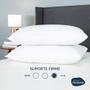 Imagem de Kit 2 Travesseiros Micropercal Softy Suporte Firme Enchimento Silicone
