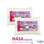 Imagem de Kit 2 Travesseiros NASA Cervical Ortopédico P/ Dormir de Lado e Costas - Duoflex