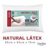 Imagem de Kit 2 Travesseiros Natural Látex 45x65cm Laváveis C/ Capa Removível - Duoflex