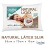 Imagem de Kit 2 Travesseiros Natural Látex Slim 50x70 - Lavável - LN3100 - Duoflex
