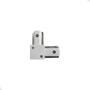 Imagem de Kit 2 Trilhos De 1 Metro Branco + 1 Conector Emenda L Branco Opus