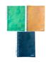 Imagem de kit 2 un Caderno Espiral Capa Flexível  c/ 96 folhas de 1/8