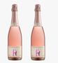 Imagem de Kit 2 Un Espumante Hortência H Premium Moscatel Rosé 750 ml