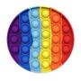 Imagem de Kit 2 Und Pop-it Silicone Push Redondo Colorido Sensorial