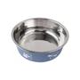 Imagem de Kit 2 uni comedouro / bebedouro de inox com pe antiderrapante 900ml