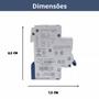 Imagem de Kit 2 Uni - Weg Disjuntor Monopolar 25A Curva C C25 Mdwp 5KA