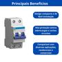Imagem de Kit 2 unid. disjuntor bipolar din 40a (mdw-c 40a 2 polos)