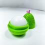 Imagem de Kit 2 unidades de lip balm formato fruta lichia hidratante cheirinho doce macio